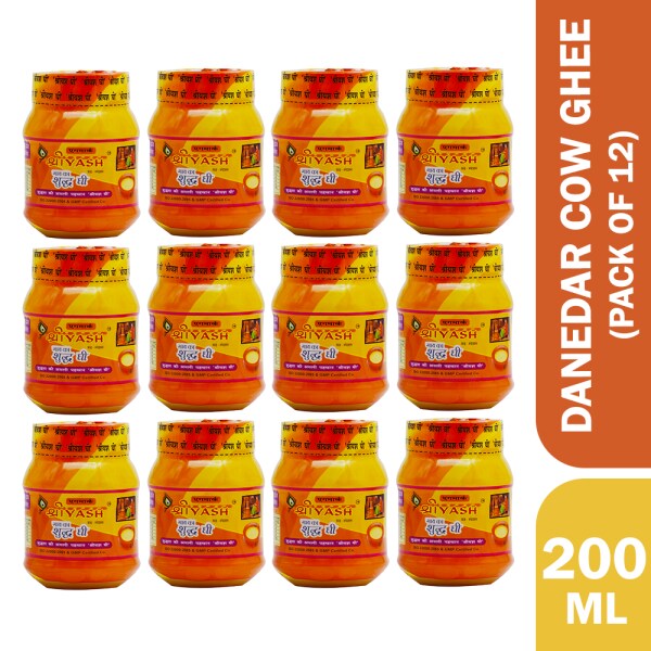 Shreeyash 200 ML Cow Ghee Special Grade Desi Cow Ghee Cow Ghee (Pack