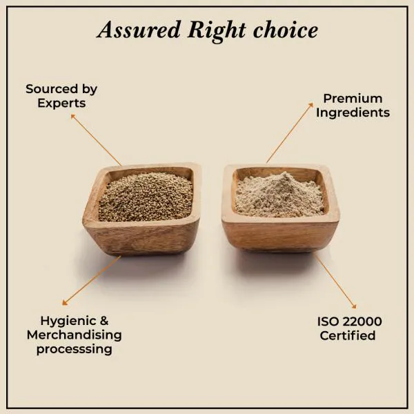 8AM Bajra Flour (Pearl Millet), Gluten Free, Rich Source of Protein and