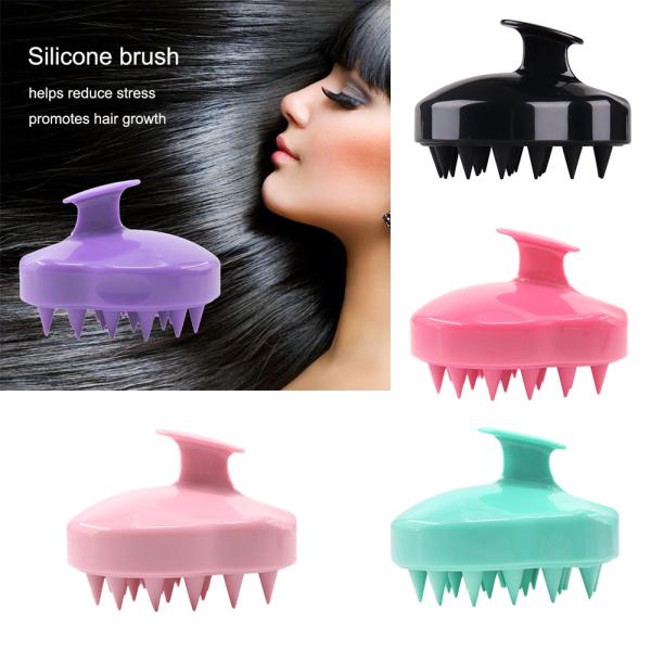 KitchenFest Hair Scalp Massager Brush Hair Wash Brush Dry Comb Head