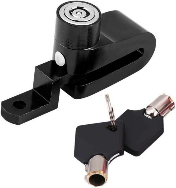 Samite Silver Steel Anti Theft Security Disk Brake Lock For Bike Cycle