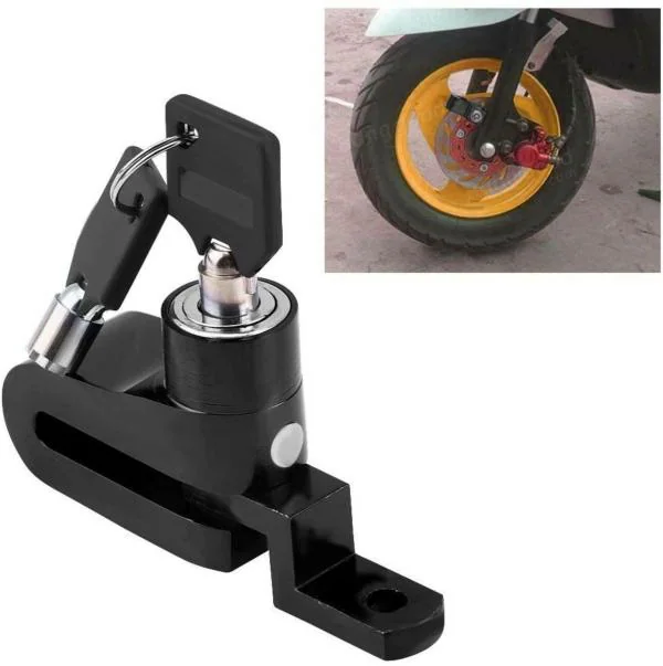 Samite Silver Steel Anti Theft Security Disk Brake Lock For Bike Cycle