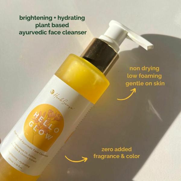 Herbsense Plant Based Ayurvedic Face Cleanser, For Glowing & Healthy