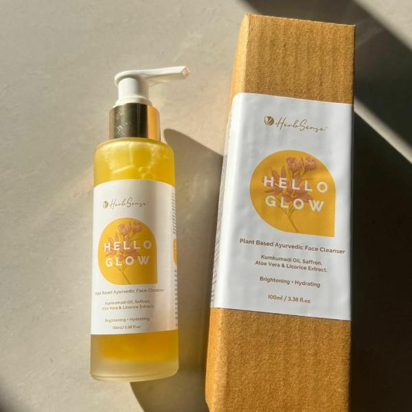 Herbsense Plant Based Ayurvedic Face Cleanser, For Glowing & Healthy
