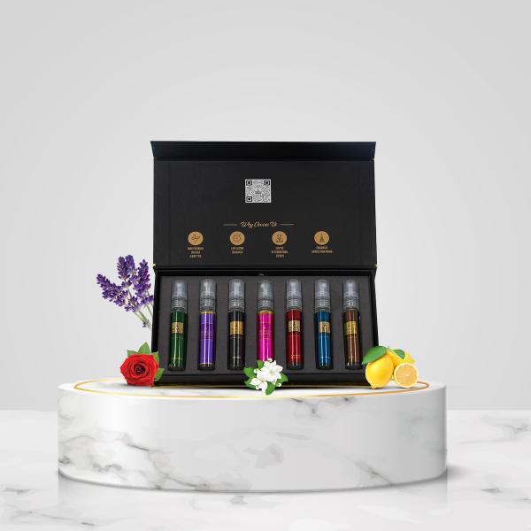 French Essence Gift Set of 7 Long Lasting Eau De 9ml Perfume JioMart
