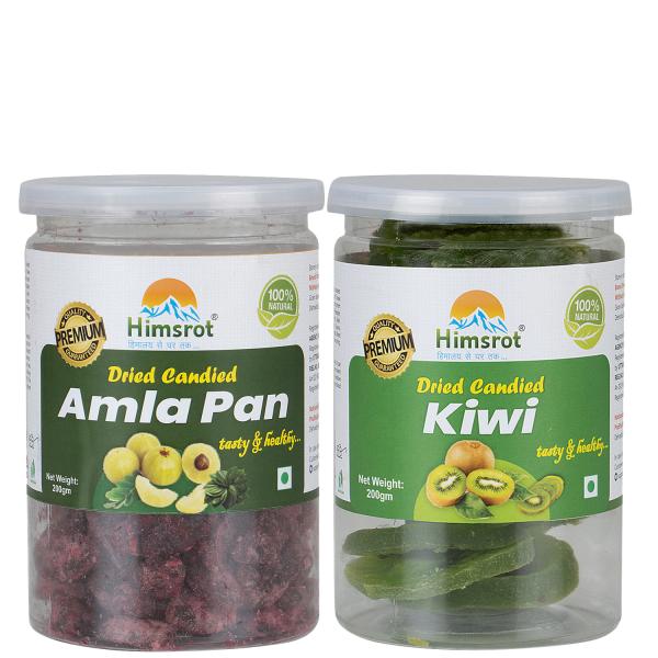 Himsrot Dried Candied Amlapan Candy With Kiwi Fruits Fresh Rich in