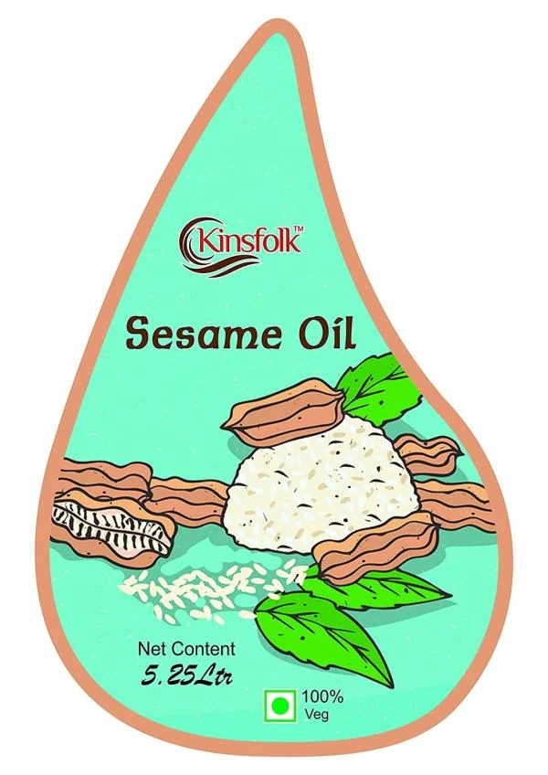 Kinsfolk Cold Pressed Gingelly/Sesame Oil ( Virgin, Chekku/Ghani