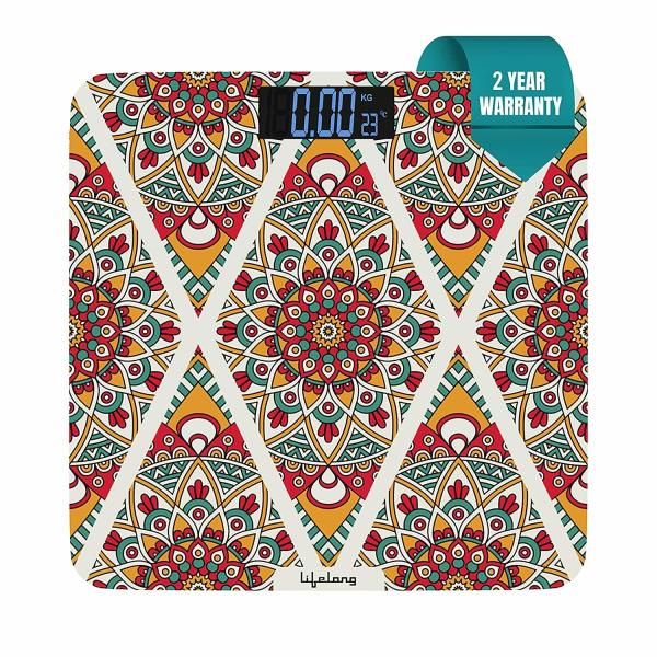 Lifelong Bloom LLWS54 Body Weighing Scale (Indian Cultural Series