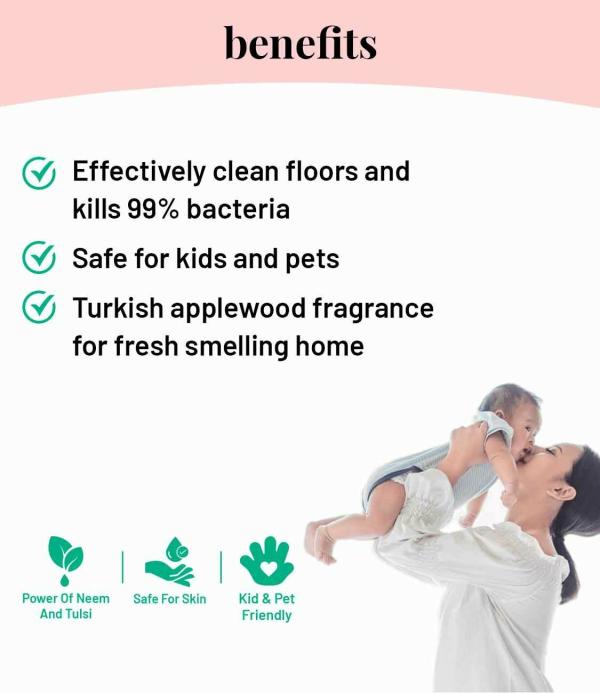 Born Good Plant Based Disinfecting Liquid Floor/Surface Cleaner Baby