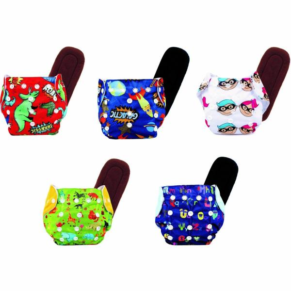 Superminis "CARES" Baby Diaper with 5 Layer Insert Diapers (Newborns