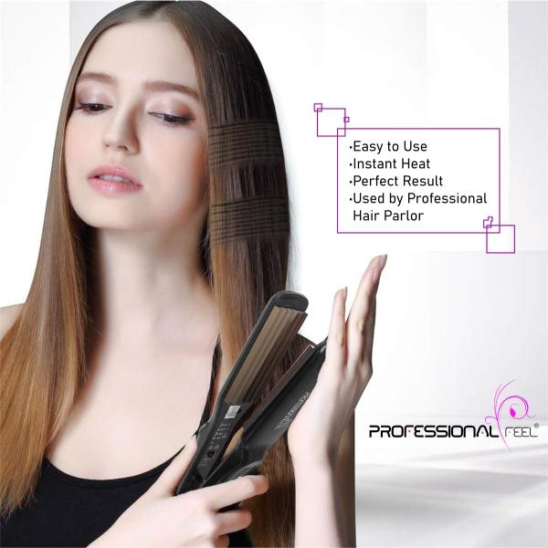 Professional Feel Neo Tress Hair Crimper For Women Electric 4X Protection Crimp & Style Hair