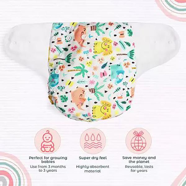 My New Born Diaper with Microfibre Inserts M (6 Pieces) JioMart