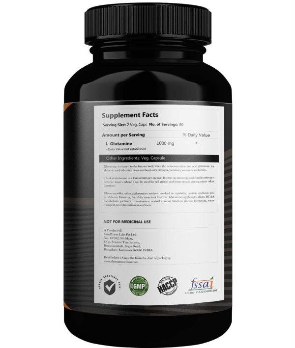 Shoyan Nutrition LGlutamine 1000 mg 1000 mg JioMart
