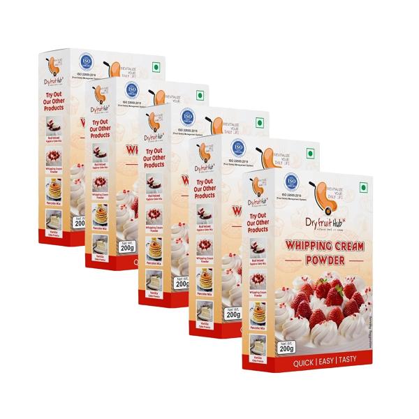 Dry Fruit Hub Whipping Cream Powder 1 kg, Whipping Powder, Whipped