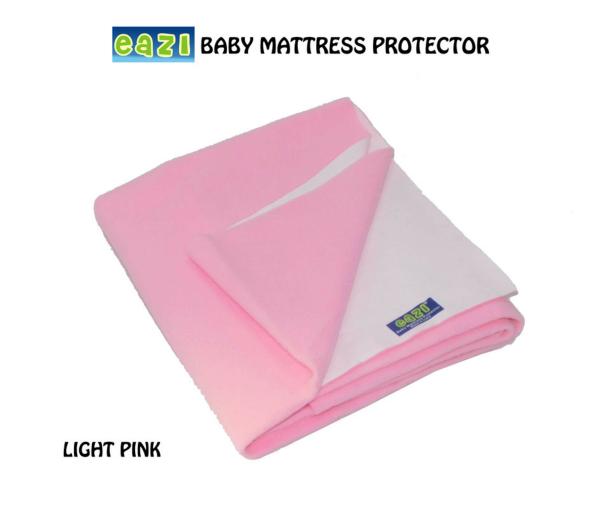 Eazi Pink Waterproof Reusable Baby Quick Dry Sheet Bed Protector Sleeping Mat (L) JioMart