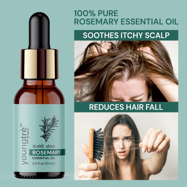Youngtre Rosemary Essential Oil 100 Pure & for Strong Healthy Hair