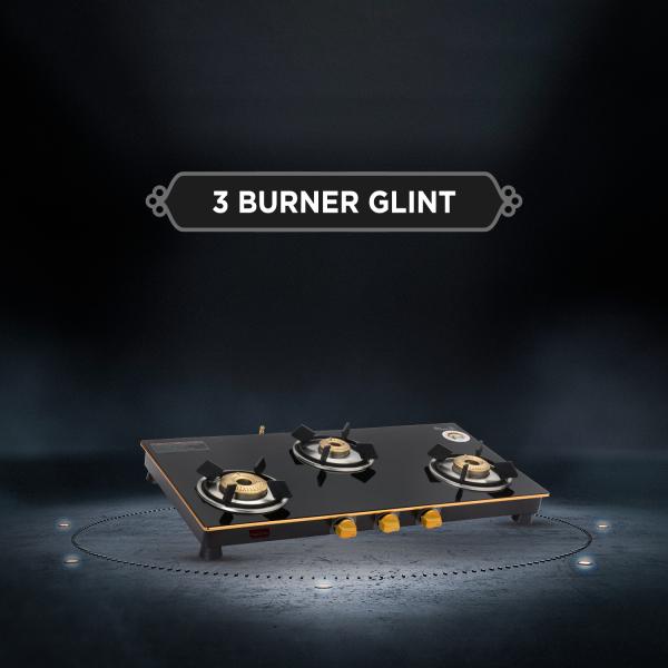 MAGIC plus 3 BURNER GLINT Glass Top LPG Gas Stove JioMart