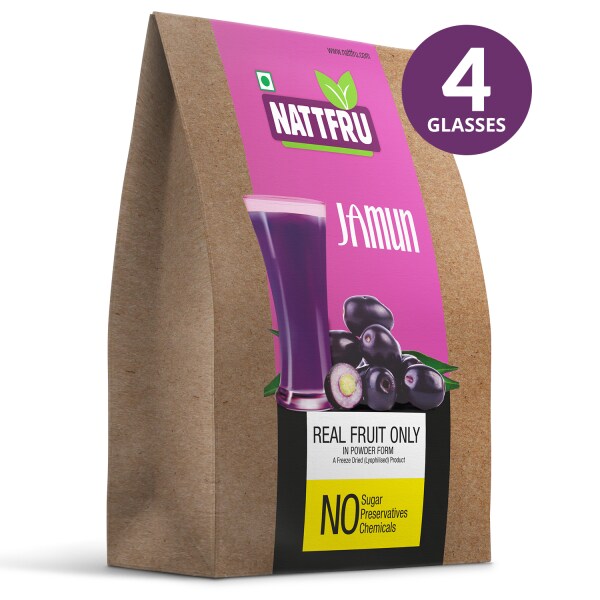 Nattfru Sugar Free Jamun Fruit Juice No Sugar Added Diabetes Care