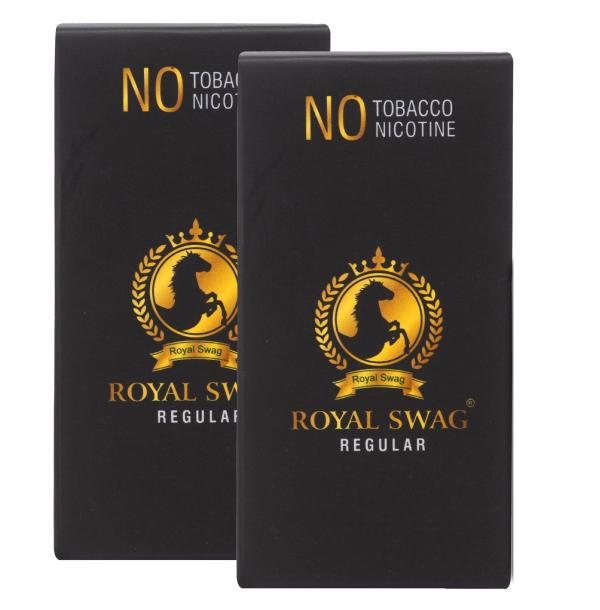 ROYAL SWAG Ayurvedic & Herbal Cigarette, Regular Flavour Helps in Quit