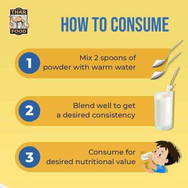 The Thar Food Pure & Natural Goat Milk Powder Freeze Dried Everyday