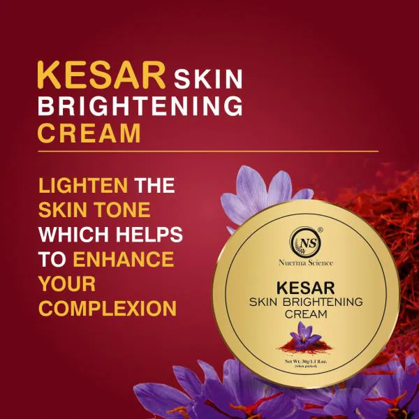 Nuerma Science (Kesar) Saffron Skin Brightening Cream (Ayurvedic