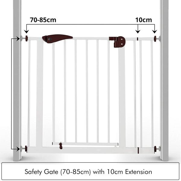Safeokid 7095Cm Safety Gate With Extension/Baby Safety, Two Way Auto