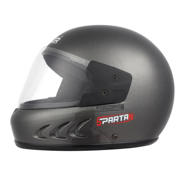 Xinor Spartan Full Face Motorbike Helmet Medium, Silver Black JioMart