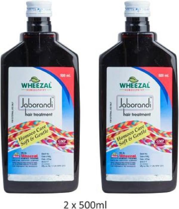 Wheezal Jaborandi Hair Oil For Men And Women - 500 Ml (Pack of 2) - JioMart