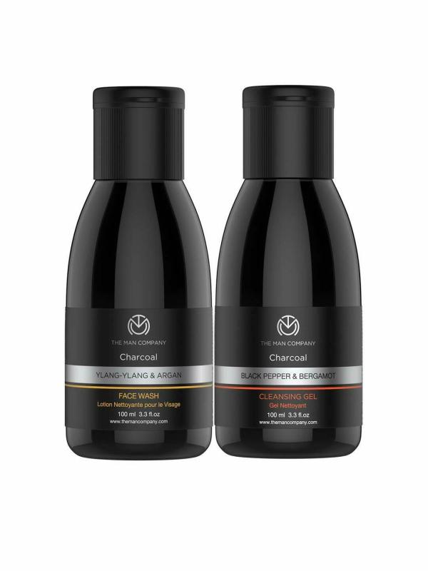 The Man Company Charcoal Face Care Combo Pack Face Wash and Cleansing