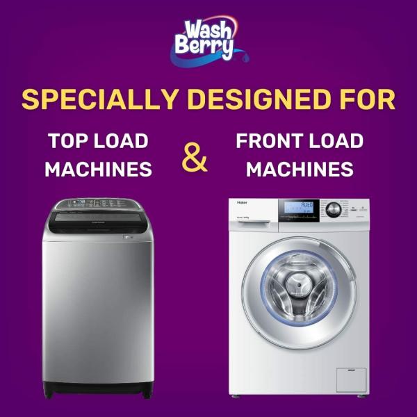 Washberry Matic Detergent Washing Powder 4 KG Front Load And Top Load