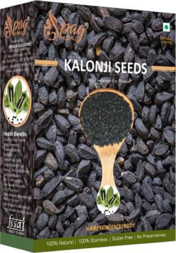 Spag HERBALS Immunity Booster Kalonji Black Cumin Karunjeeragam Kala Jeera  Nigella Organic Seeds Onion Seeds 250 g - JioMart