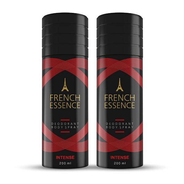 Frenchessence Intense Deodorant Body Spray Leather Unisex 400 ml JioMart