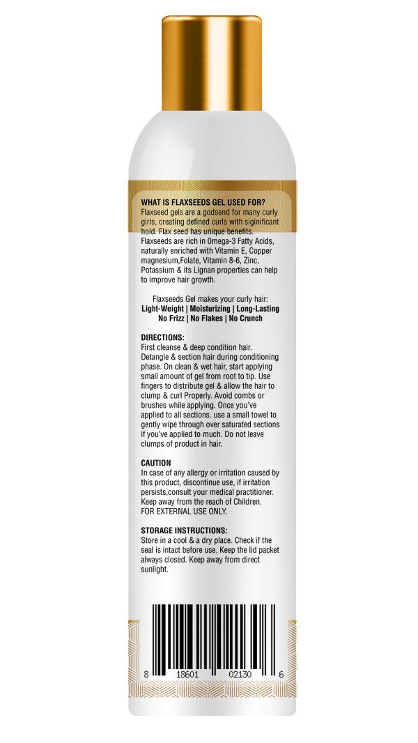 Kayos Flaxseed Hair Gel for Dry Frizzy, Wavy & Curly Hair No Paraben No Sulfate 200mL JioMart