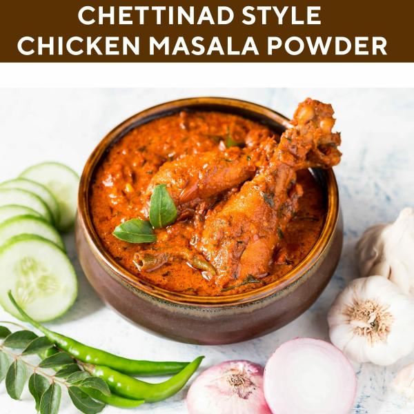 Tastee Masala Chettinad Style Chicken Kulambu Masala Powder 400 gm (200