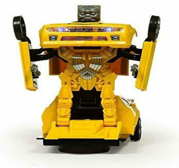 MORAVLA Robot Car Changeable Toy with Light and Sound Effects Musical