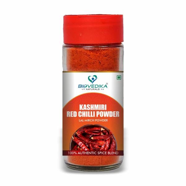 BIOVEDIKA Kashmiri Red Chilli Powder 200gm 100 Authentic Kashmiri Lal