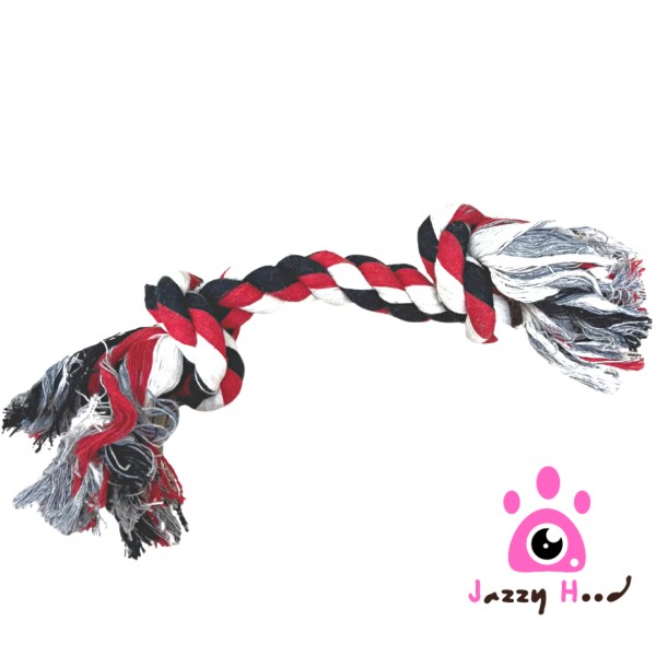 Jazzy Hood Natural Rubber Dog Toys Non Toxic Cotton Rassi Toy for Dogs