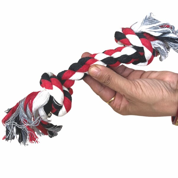 Jazzy Hood Natural Rubber Dog Toys Non Toxic Cotton Rassi Toy for Dogs Ideal Dog Toy for All