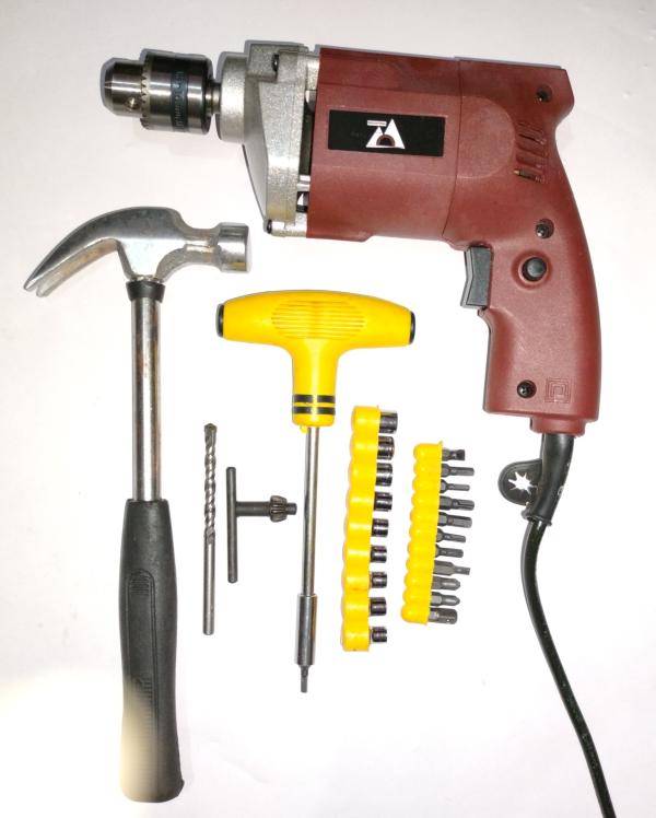 Flymoon 10MM DRILL MACHINE COMBO Drill Bit set for drilling with