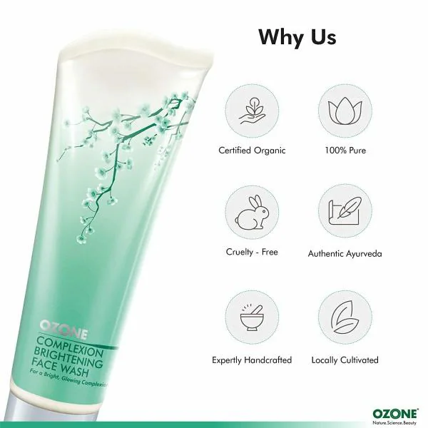 Ozone Complexion Brightening Face Wash 100 G Pack JioMart