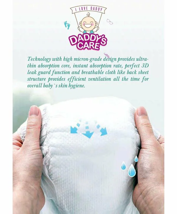 Daddy’s Care ultra thin soft disposable tape style diaper for New Born
