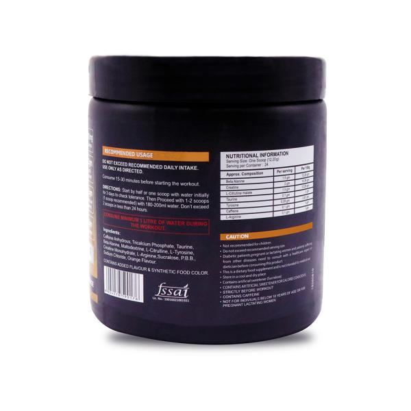 Healthvit Fitness PreWorkout Explosive Energy Advance Formula 300gm