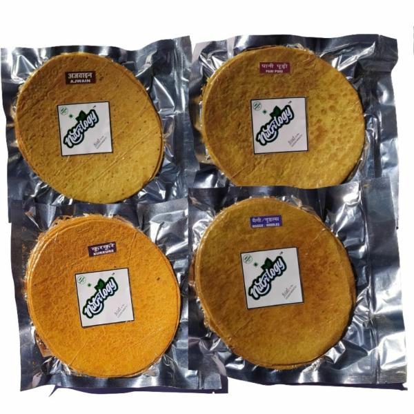 Nutrilogy Khakra ( Ajwain, Pani Puri, Kurkurey, Maggie Noodles) Khakra