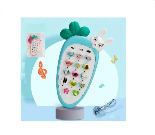 NAXUE Rabbit Funny Phone Smart Cordless Feature Mobile Small Musical Light  Gifts Boys Baby Music Toddler Educational Learning Play Role Best Model  Kids Animal Sound 20 Songs Touch Screen - JioMart