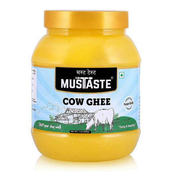 Mustaste Desi Cow Ghee Pure Cow Ghee for Better Digestion and Immunity
