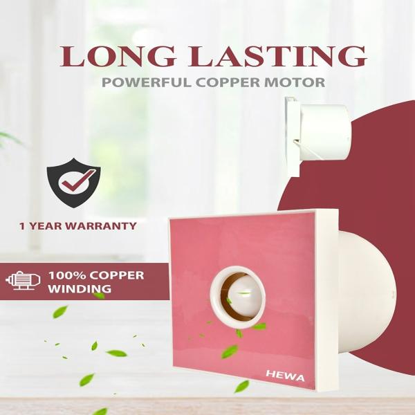 Hewa Aero 6 inch 150 mm Exhaust Fan (Pink) JioMart