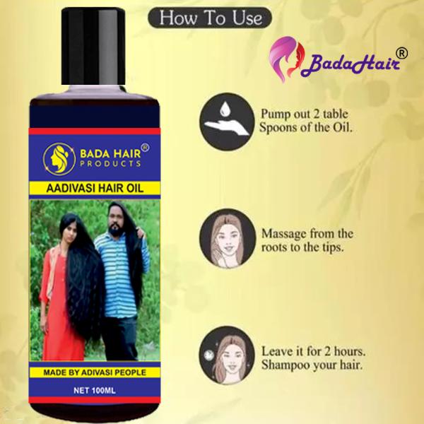 BADA HAIR Adivasi Neelambari Medicine All Type of Hair Problem Herbal