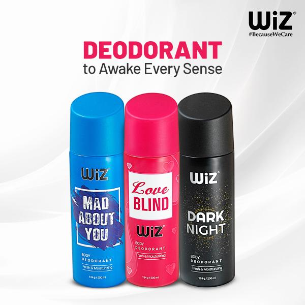 WiZ Love Blind Body Deodorant Spray, 200ml, Fresh & Moisturizing JioMart