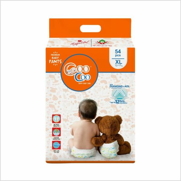 Coo Coo Baby Diaper Pants XL (54 Pieces) JioMart
