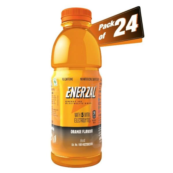 Enerzal Energy Drink Orange Flavor Liquid 500ml (Pack of 24) JioMart