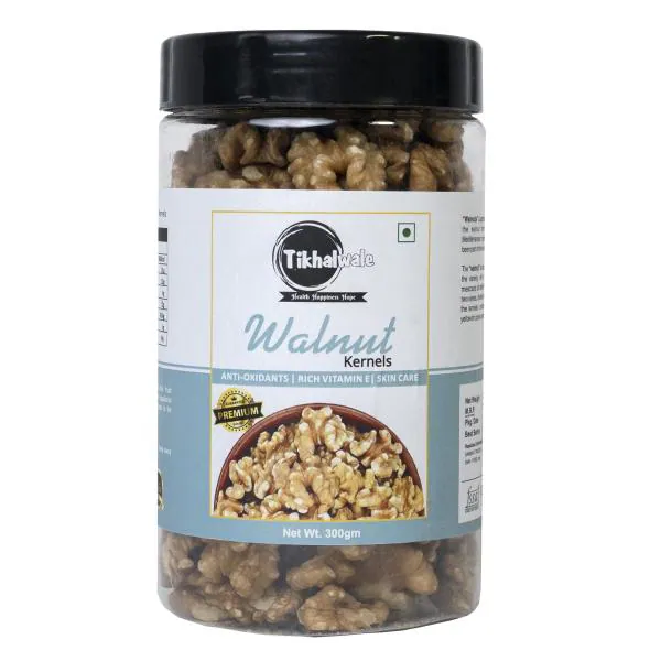 Tikhalwale Walnut Kernels 300gm Jar JioMart